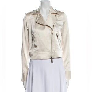 Ramy Brook Ivory Soft Biker Jacket